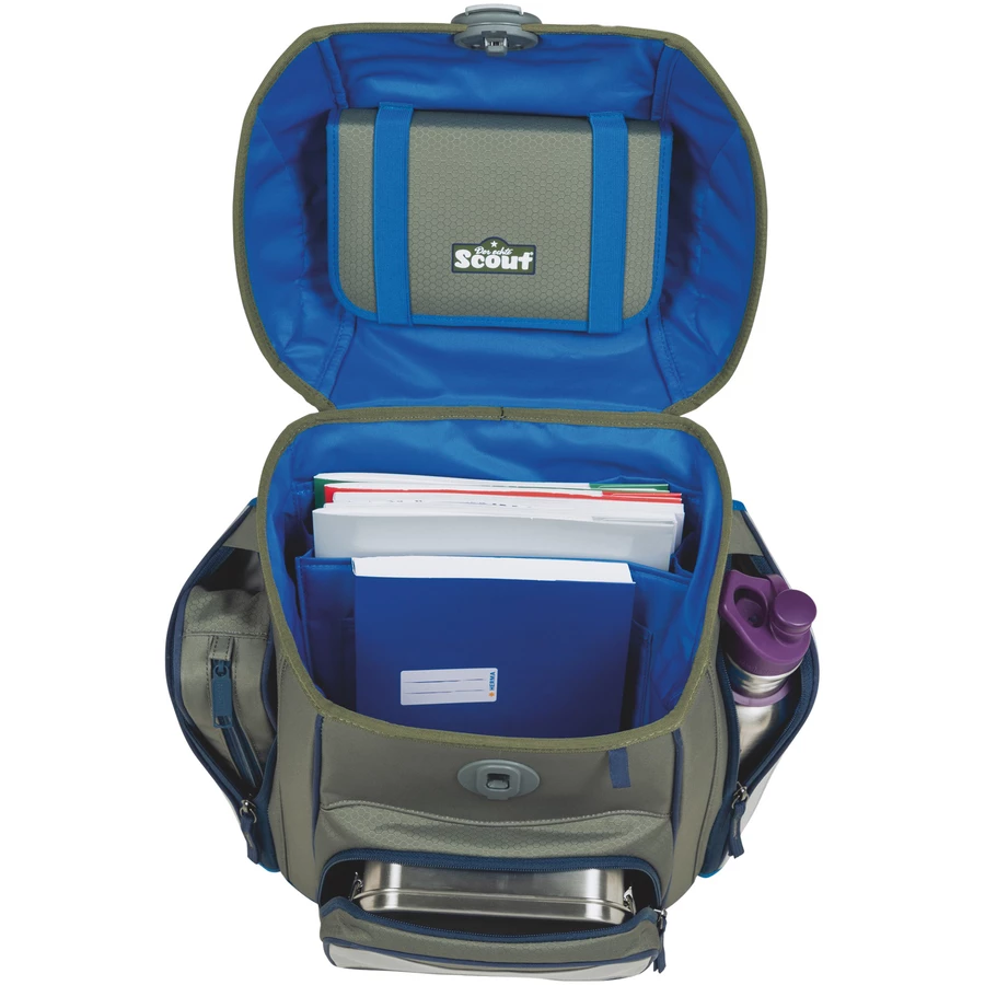 Scout Genius - Schulranzen Set 4 tlg. mit Turnbeutel Adventure