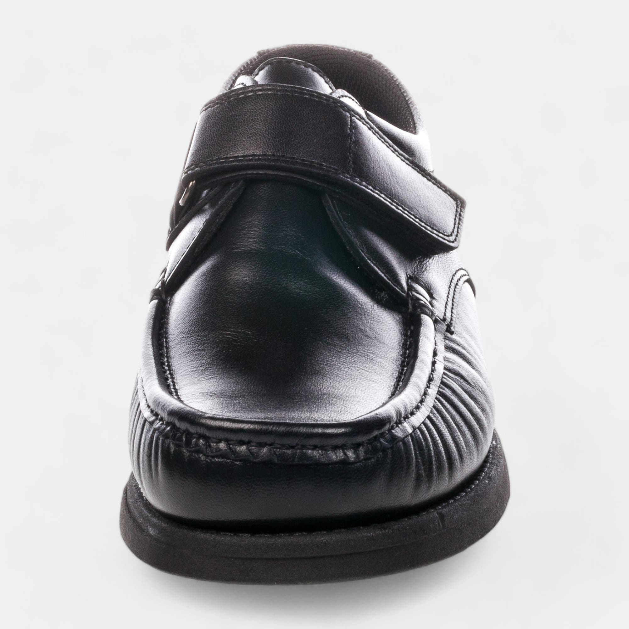 Derbies pieds sensibles Homme en cuir noir