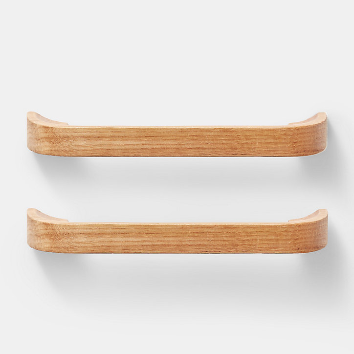 Poignée de meuble de cuisine GoodHome Ruta Naturel L. 17.8 cm, 2 pièces