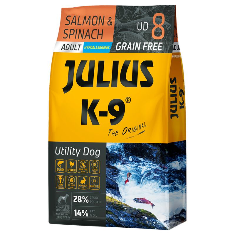 JULIUS K-9 Adult saumon, épinards