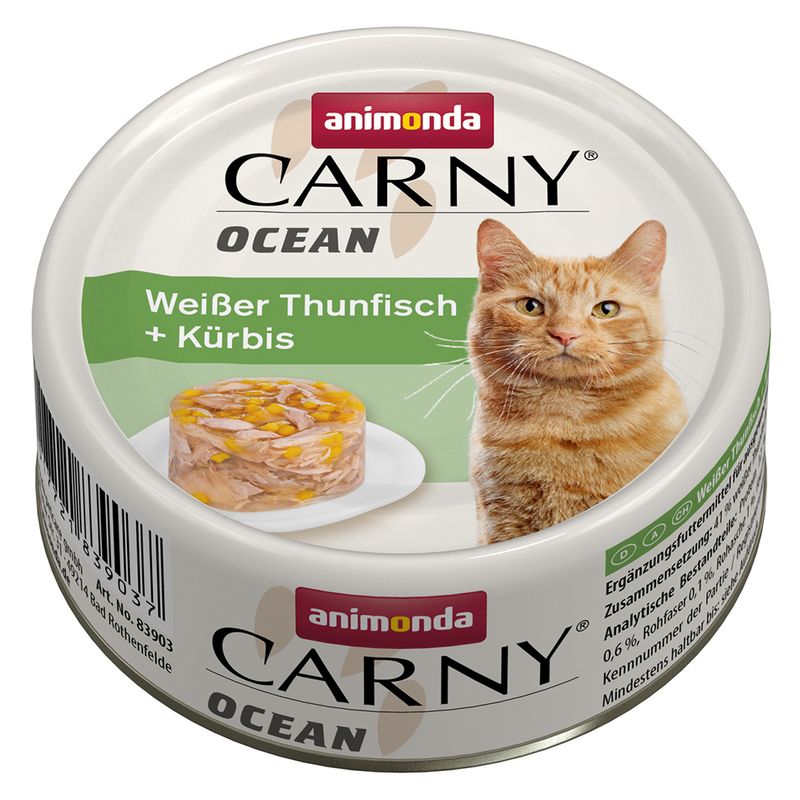 Lot 4 saveurs animonda Carny Ocean 12 x 80 g à prix discount sur bitiba.fr