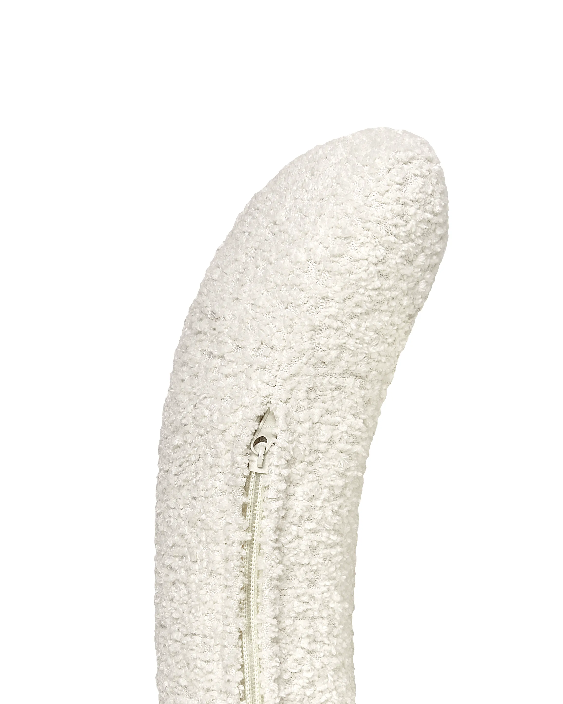 Fauteuil MAKELA Bouclé Gebroken wit