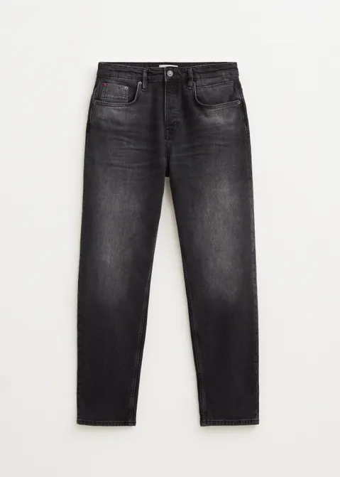 Bruce relaxed tapered jeans zwart (ZW.USED)