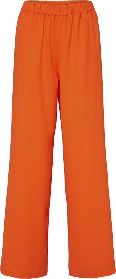 Selected Femme SLFTINNI-RELAXED MW WIDE PANT N NOO Orangeade
