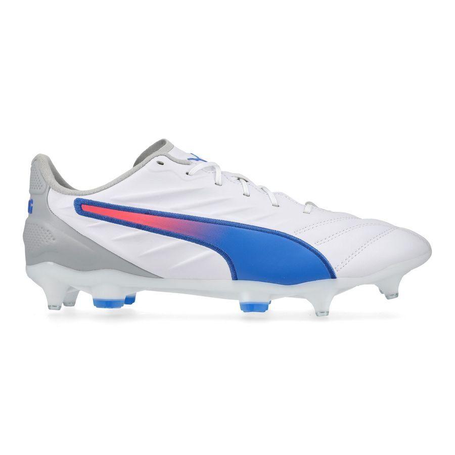 PUMA King Pro SG Formula - Blanc/Bleu/Flat Light Gray