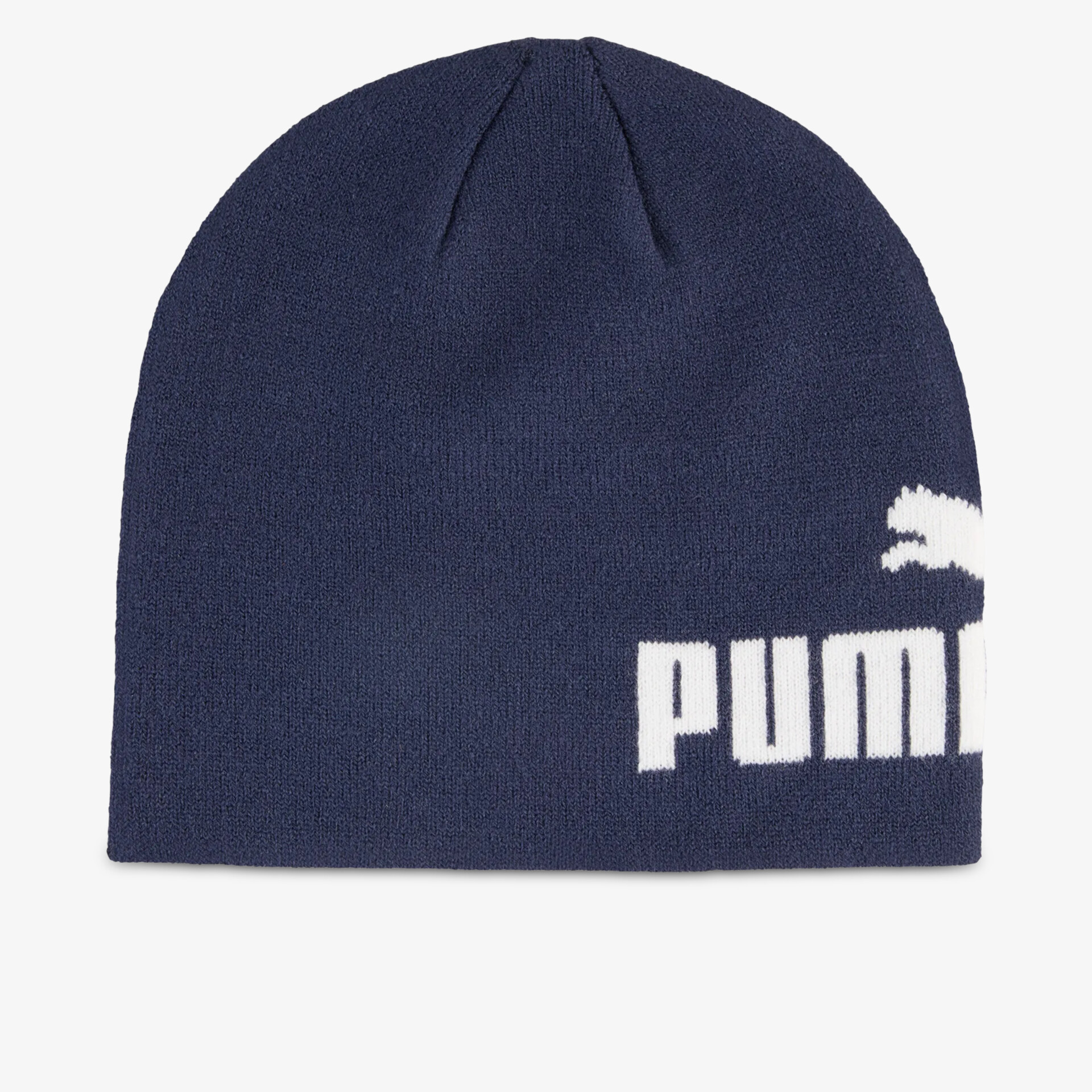 PUMA ESS Mid Crown Cuffless Unisex Mütze blau