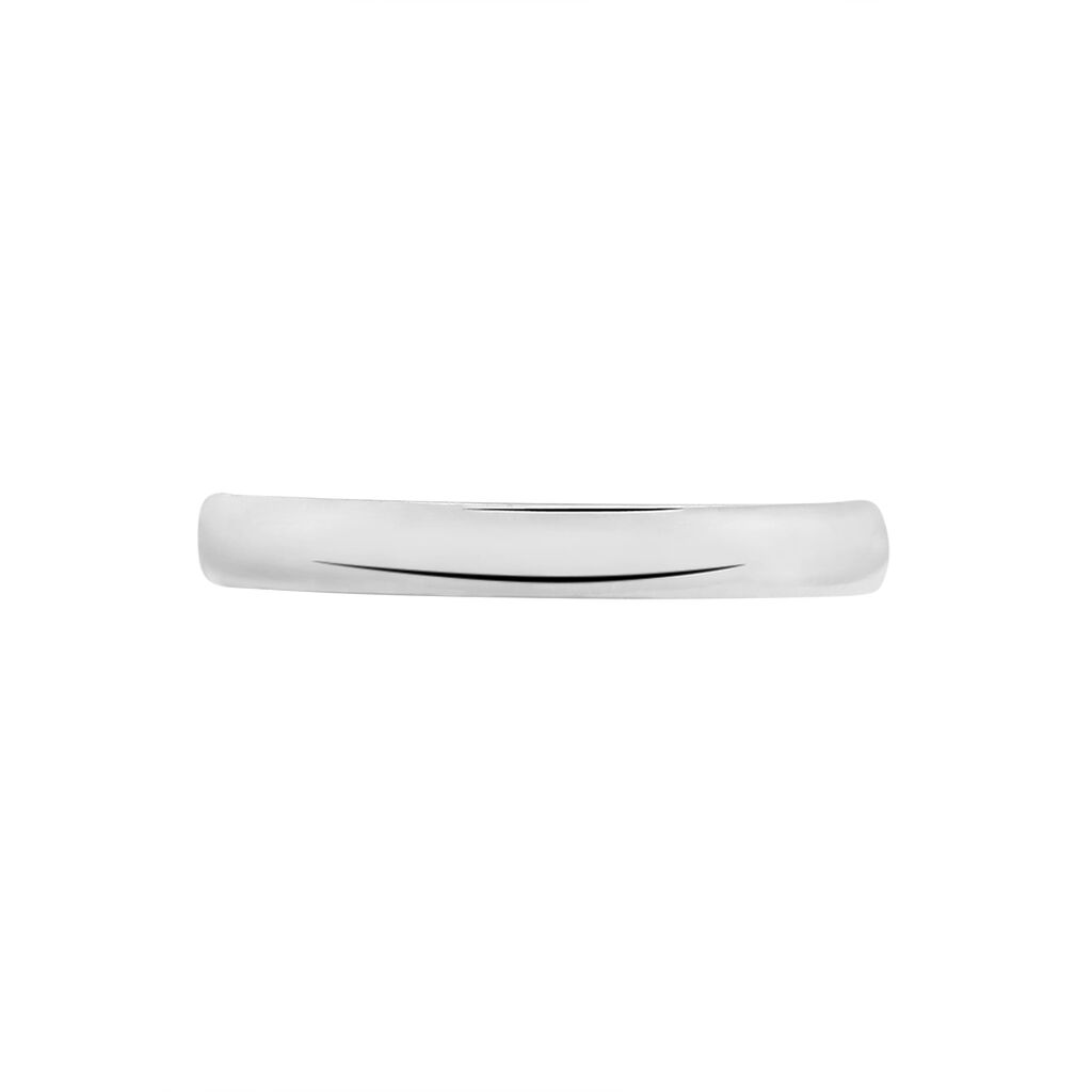 Alliance Meredithe Demi Jonc Classique Or Blanc