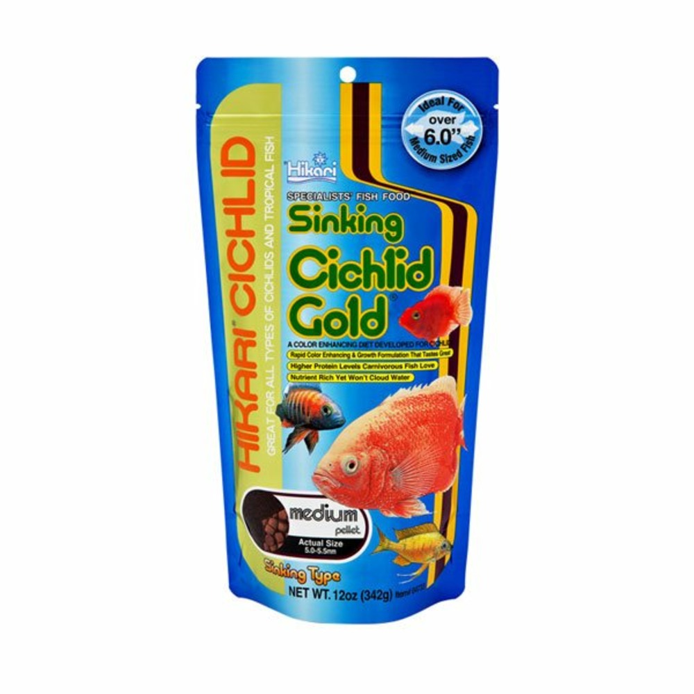 Sinking cichlid gold medium 342g