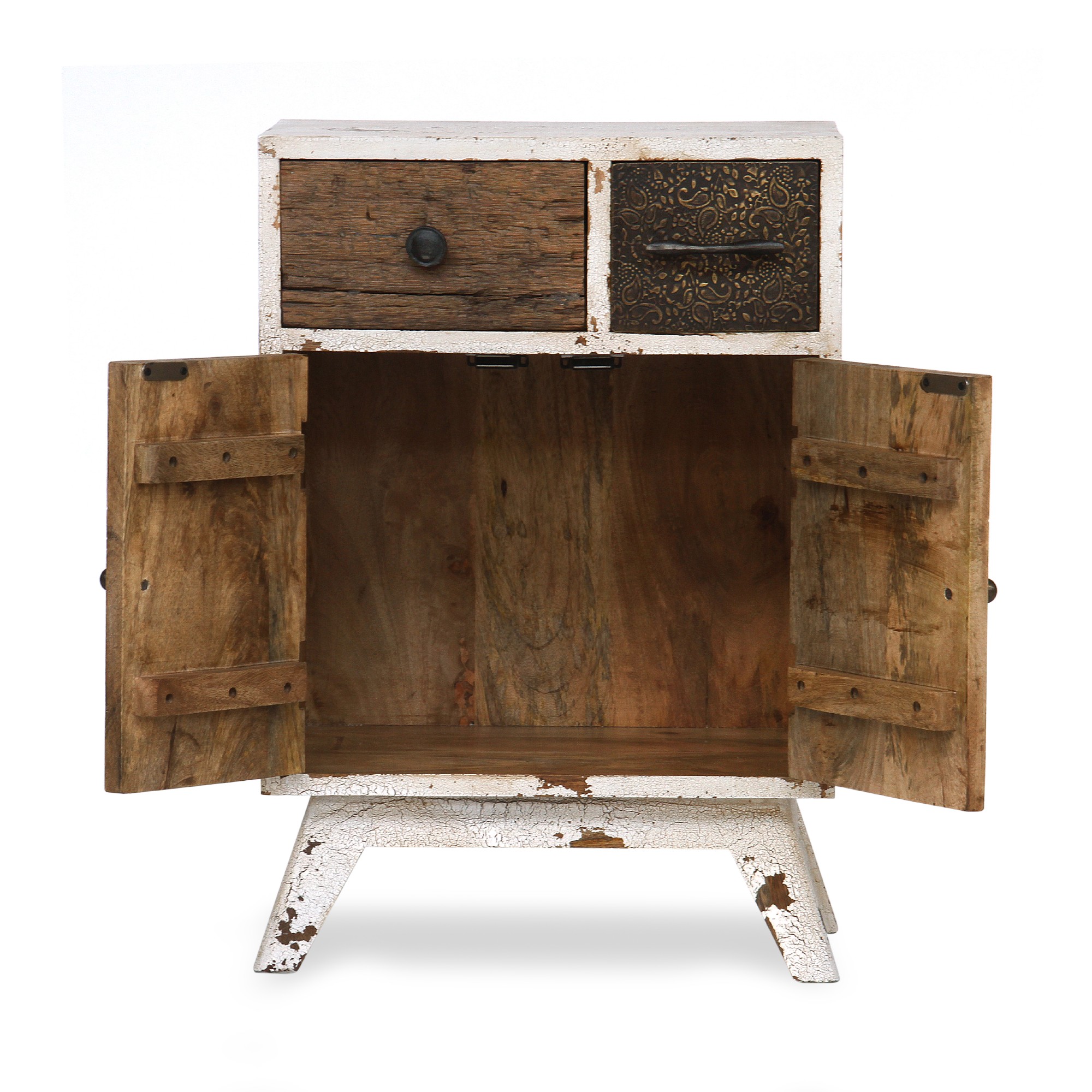 Schrank 'Beaucoup', weiß, T 30 cm, B 45 cm, H 66 cm von fischer's lagerhaus