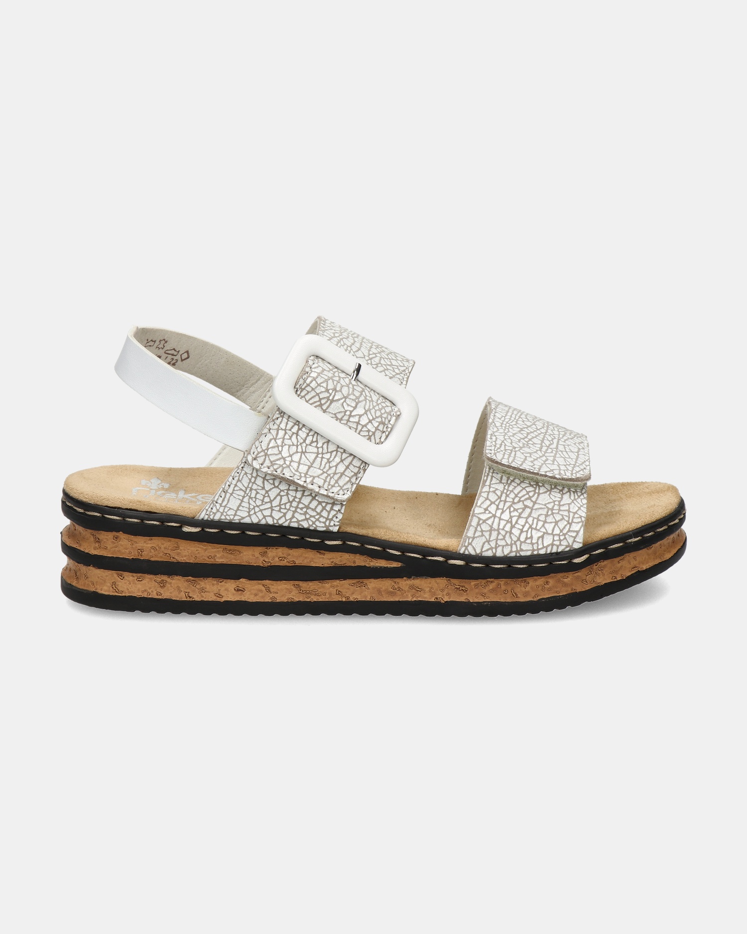 Rieker Antistress Sandalen  - ecru