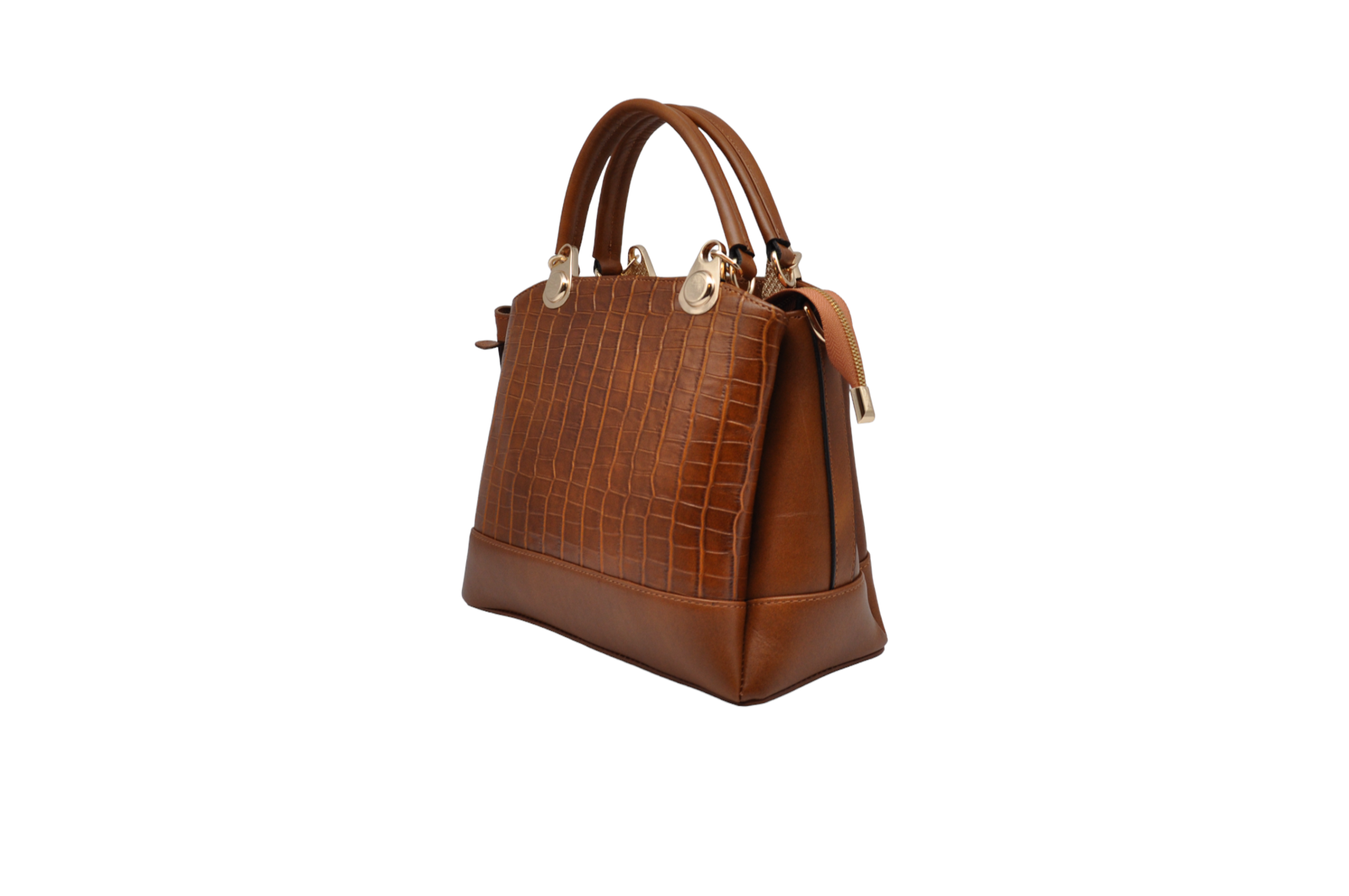 ELODINA Alvy – Cognac Schouder/Handtas