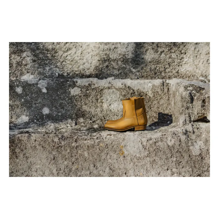 La Botte Gardiane Bottines Tiers Gardian Cuir Gras | Naturel