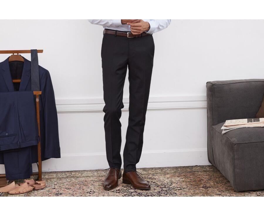 Pantalon de costume homme Noir - LAZARE