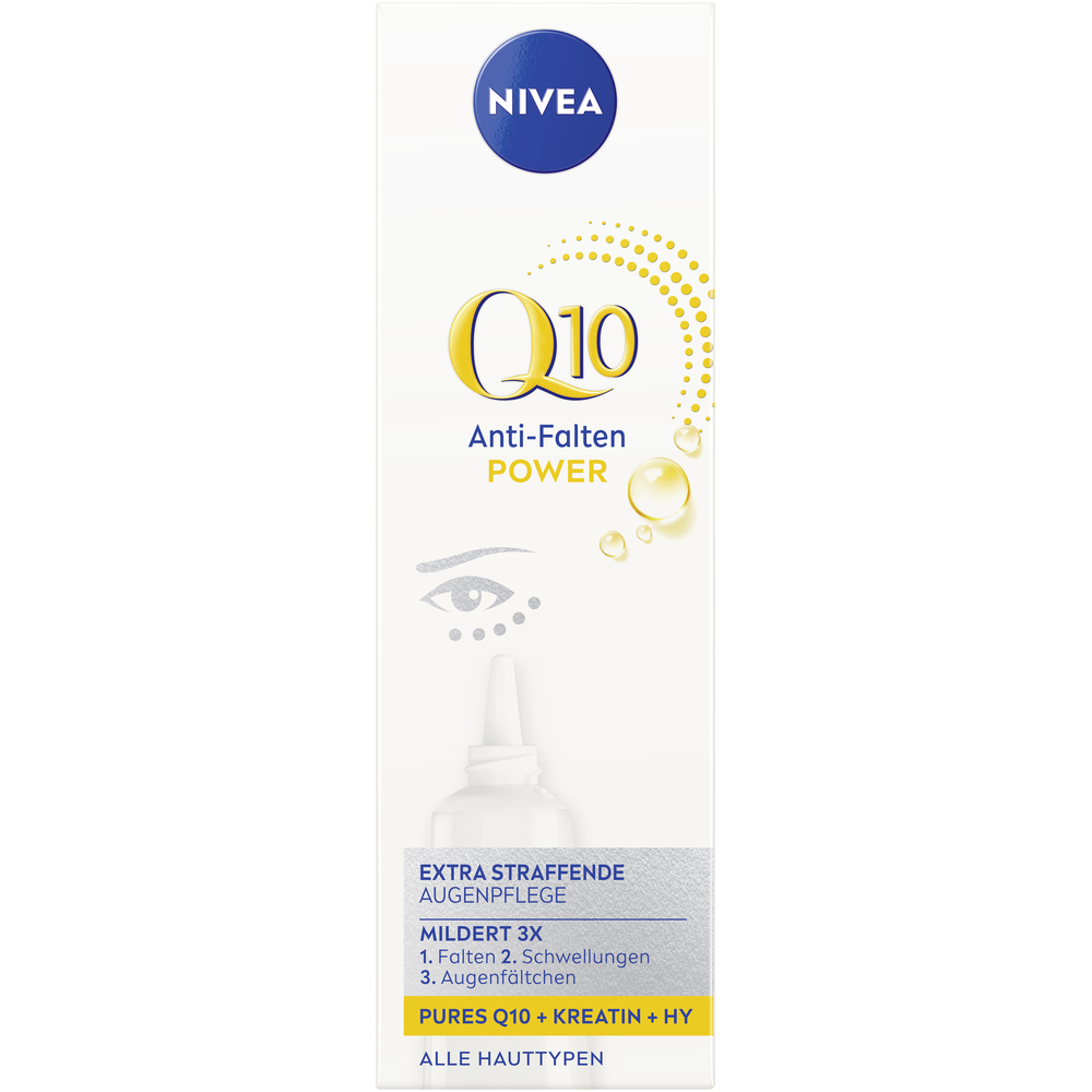 Nivea Q10 Power Augencreme Creme Anti-Falten Tb 15 ml