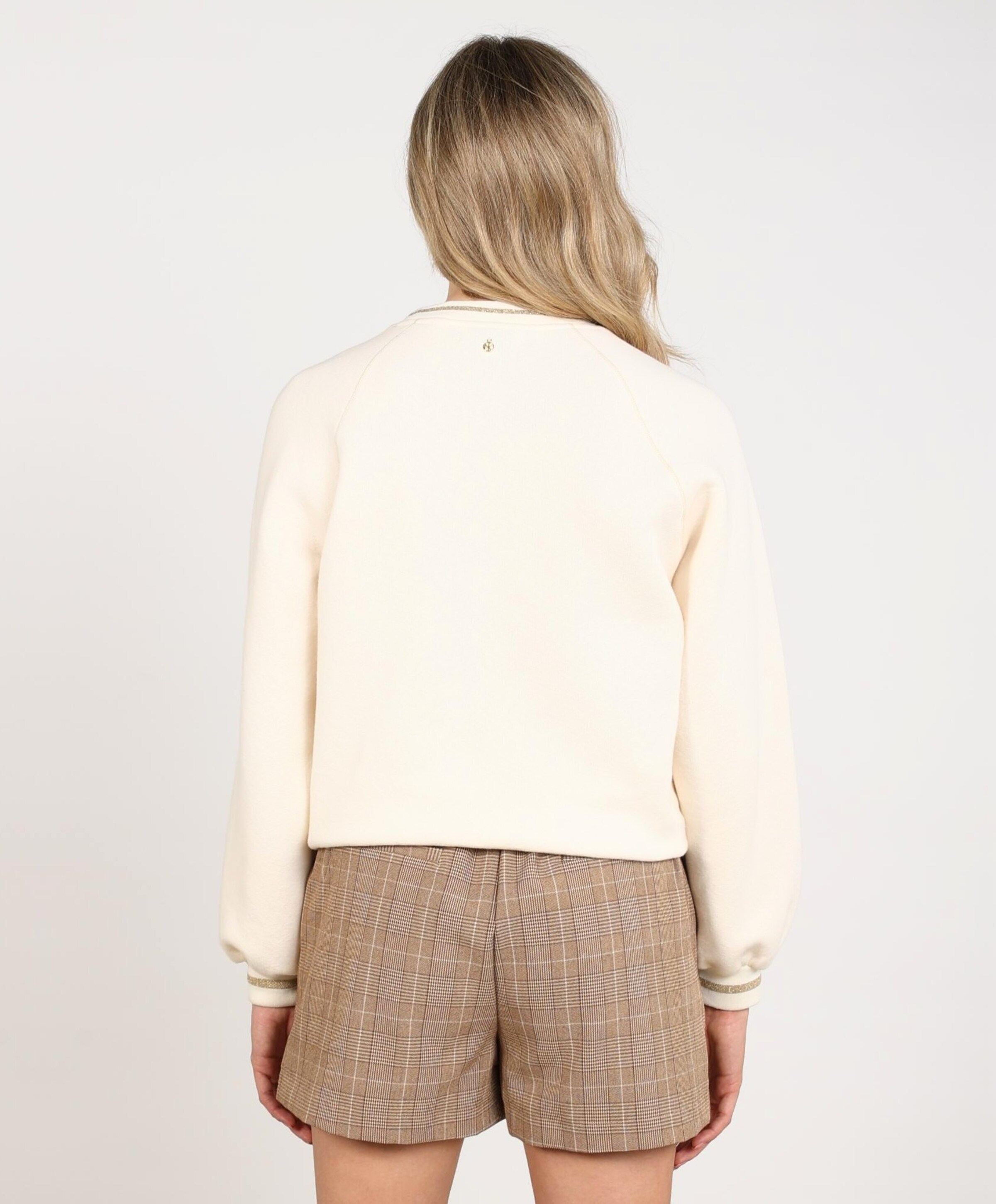 Nukus Dames sweater ecru