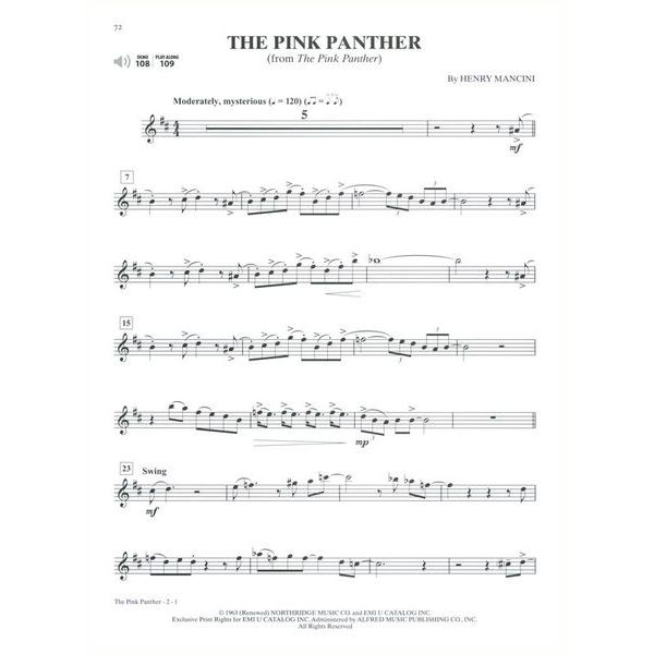 Alfred Music Publishing Ultimate Movie Solos A-Sax