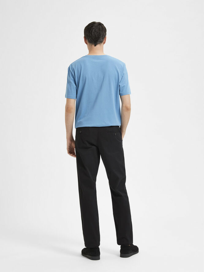 Selected Homme SLHSLIM-NEW MILES 175 FLEX CHINO W Sort