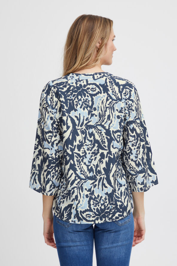 Fransa FRBITA BL 1 Navy blazer aop ms24 01a