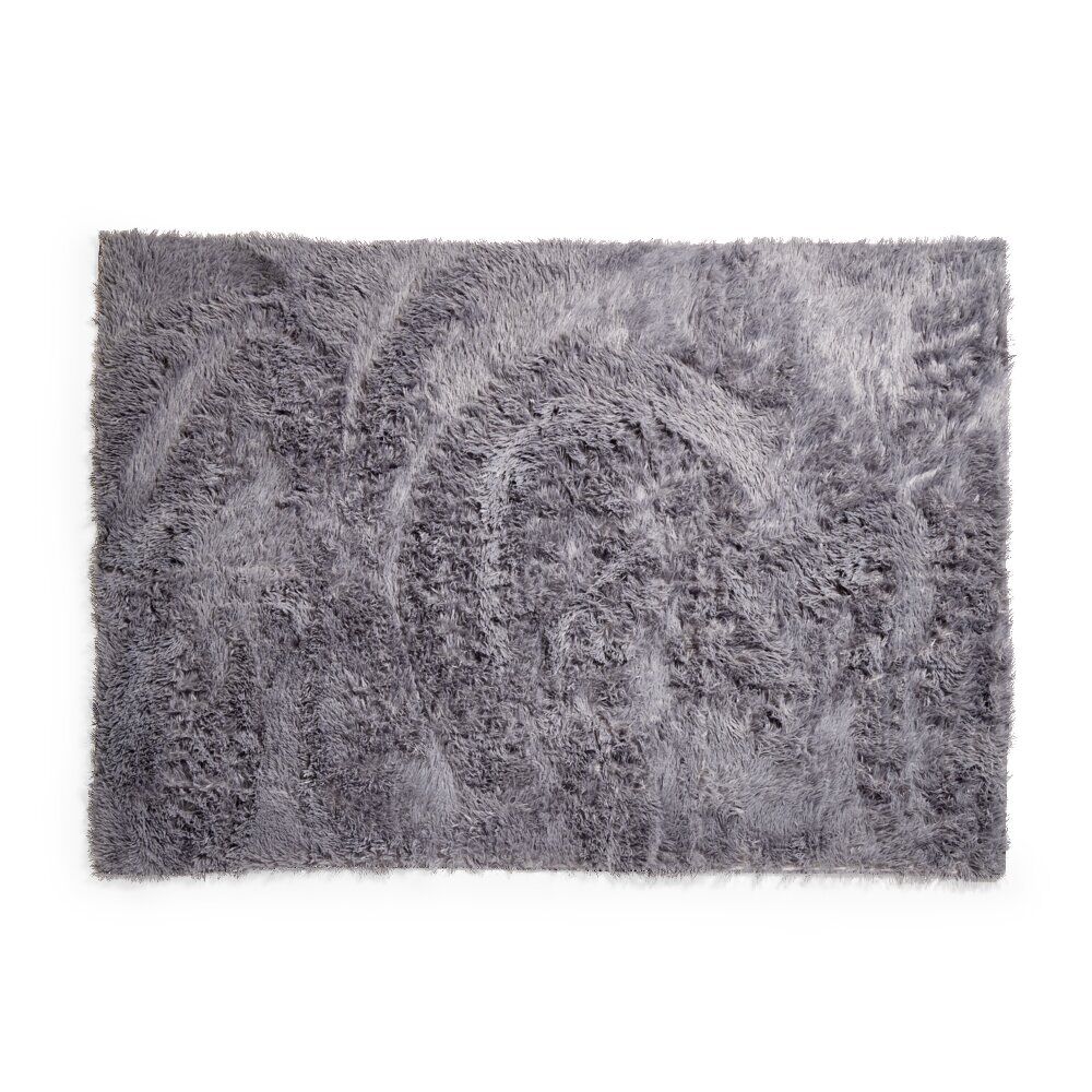 Tapis Shaggy 130x190cm polyester 3 coloris