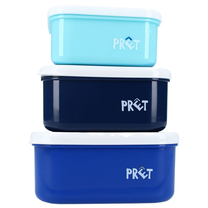 Prêt - Snackbox - Eat Drink Repeat - 3-er Set - Dino