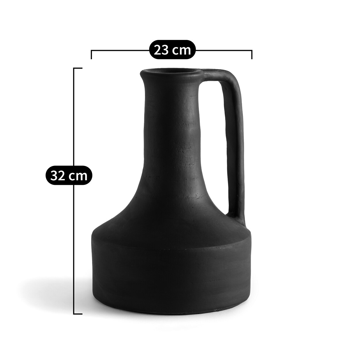 LA REDOUTE INTERIEURS<br>Vaso decorativo de cerâmica Alt.32 cm, Sira