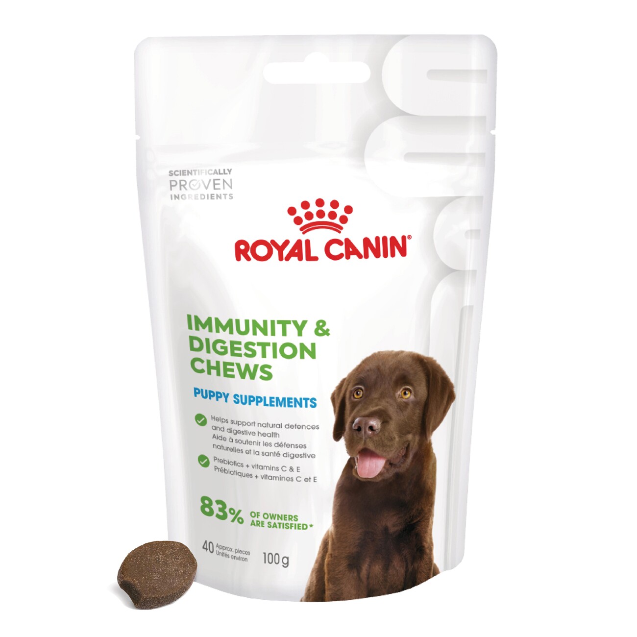 ROYAL CANIN Immunity & Digestion Puppy Supplements Kausnacks 100 g