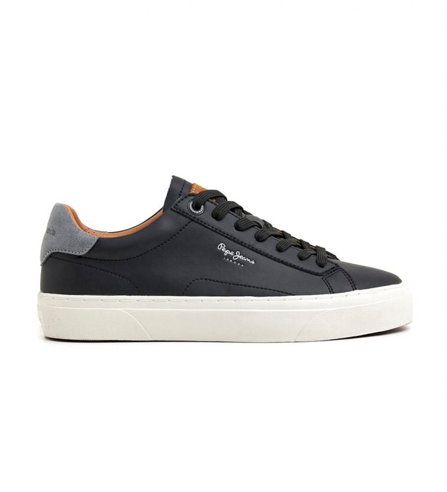 Tênis Pepe Jeans Yogi Original de Couro Preto