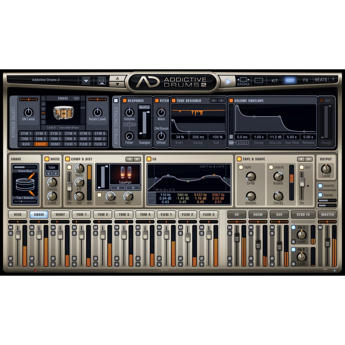 XLN Audio Addictive Drums 2 Rock & Metal Edition (download)