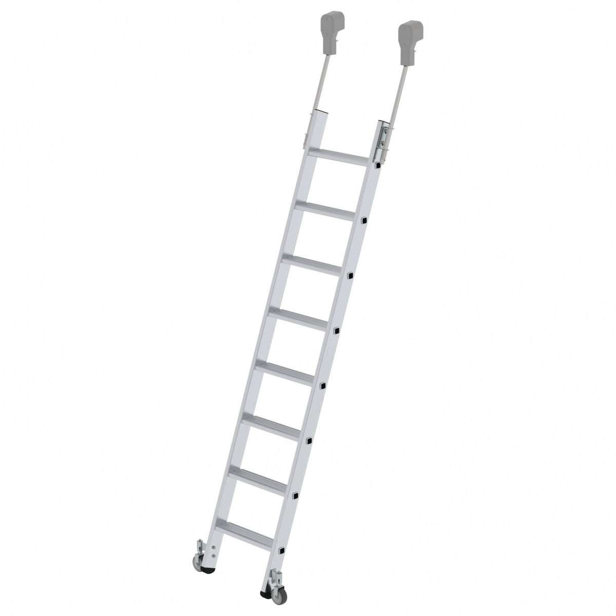 MUNK Aluminium Mobiele Plankladder, 8 Treden