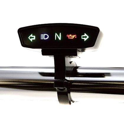 Indicateur de témoins Highsider indicateur temoin aluminium Universel - Noir