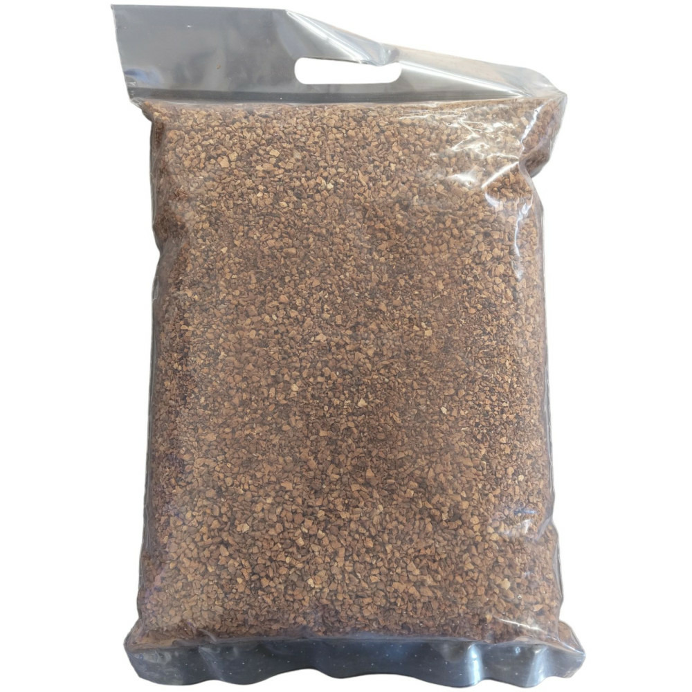 Copeaux de liège 10 litre substrat pour terrariums subtropicales