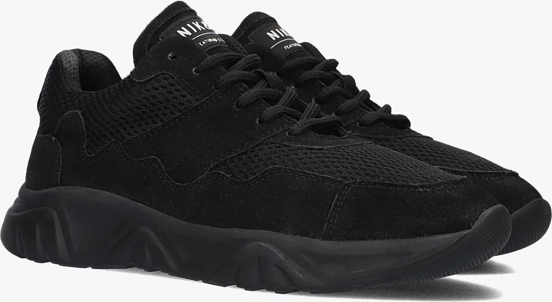 NIK & NIK zwarte nik & nik lage sneakers delta sneakers