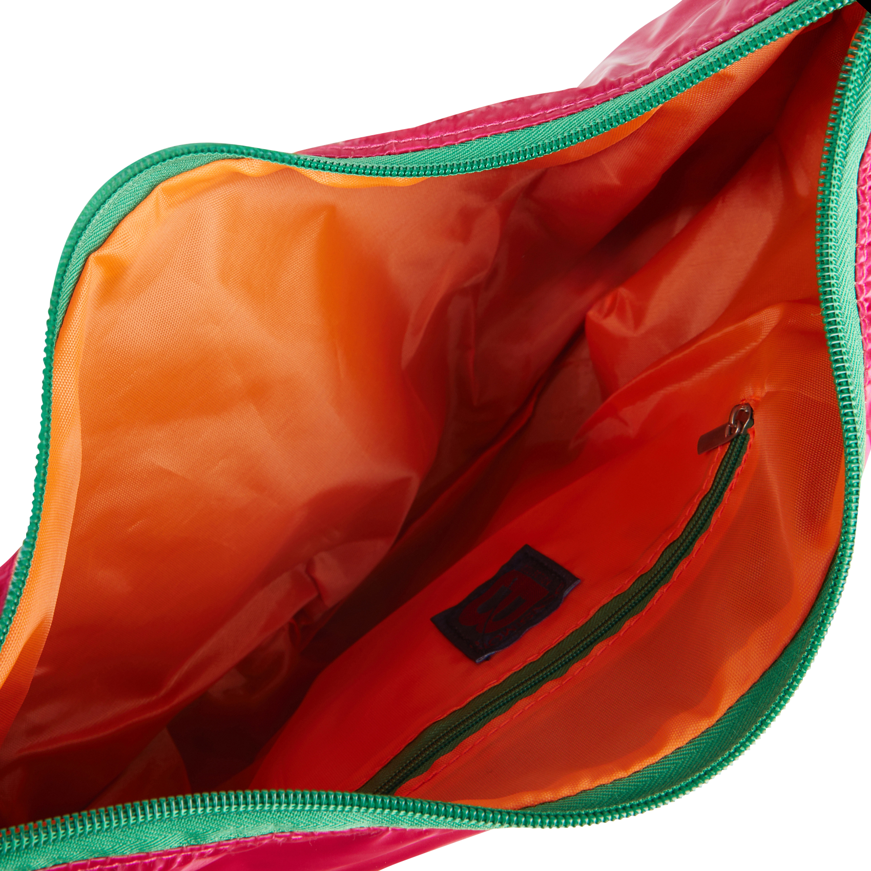 Sac à bandoulière demi-lune | Rose