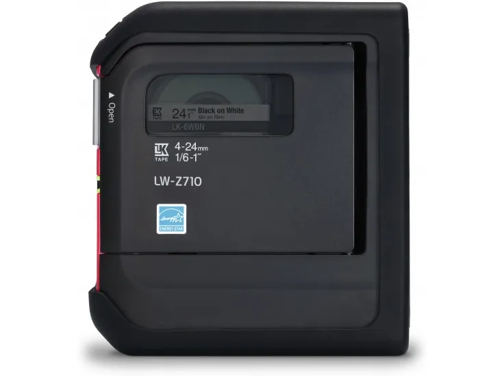 Epson LabelWorks LW-Z710 - Etikettemaskine - S/H - termo transfer - Rulle (2,4 cm) - 180 dpi - op til 15 mm/sek. - USB, Bluetooth - skærer - sort, bleg grå