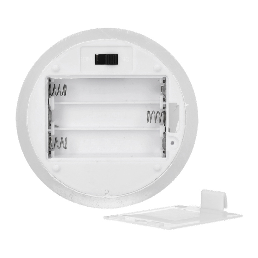 Kubbelys med flakkende flamme LED 10 cm
