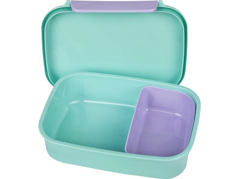 Scooli Lunchbox Schmetterling Violett/Türkis Brotzeitdose