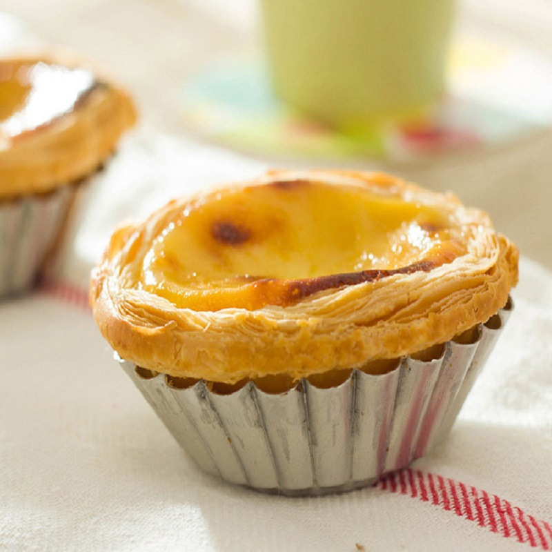 (10er Set) Aluminium Cupcake Förmchen Muffin Form Backform - Silber