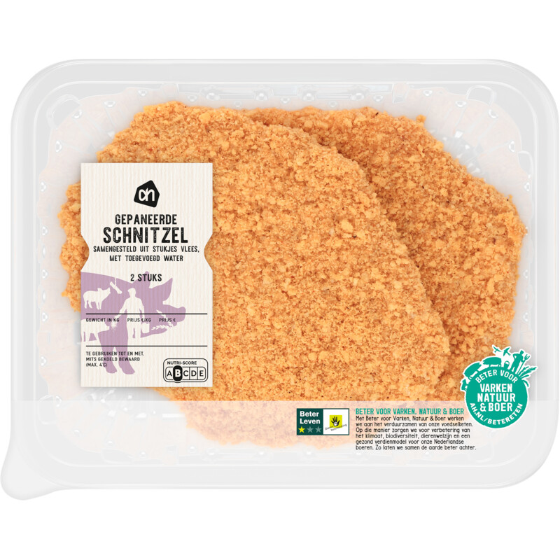 AH Gepaneerde schnitzel 2 stuks