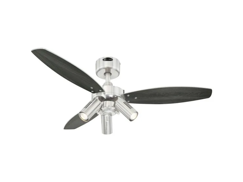 Westinghouse Jet Plus Loftsventilator 40 W (Ø x H) 105 cm x 370 mm Nikkel (børstet)
