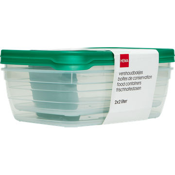 HEMA Vershoudbakjes 2 x 2 L