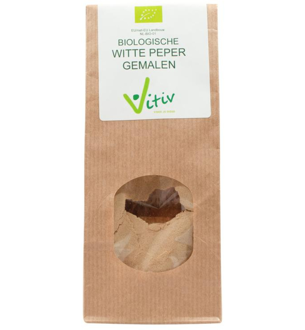 Vitiv Peper Gemalen Wit Bio (250 gr)