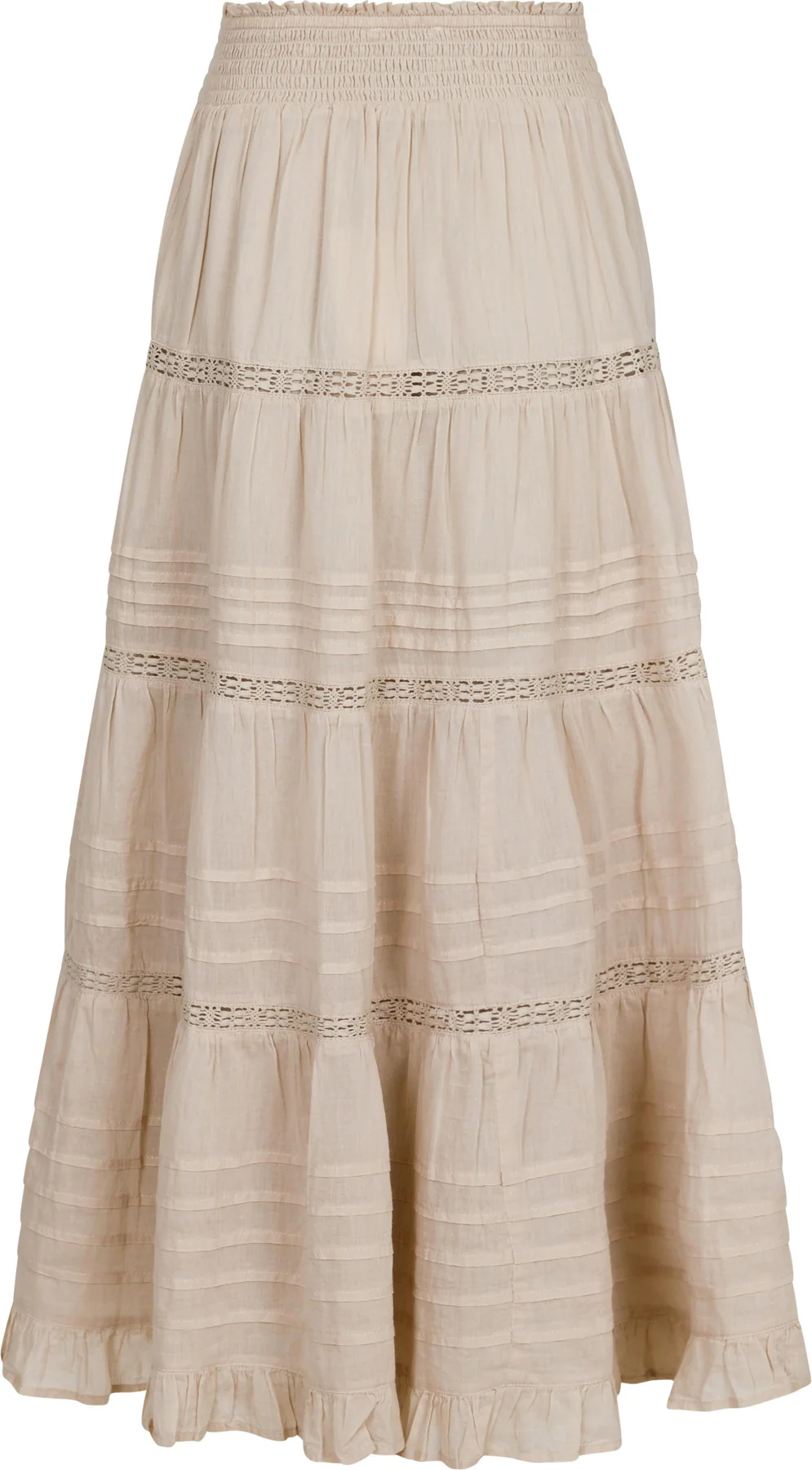 Neo Noir Felicia S Voile Skirt sand