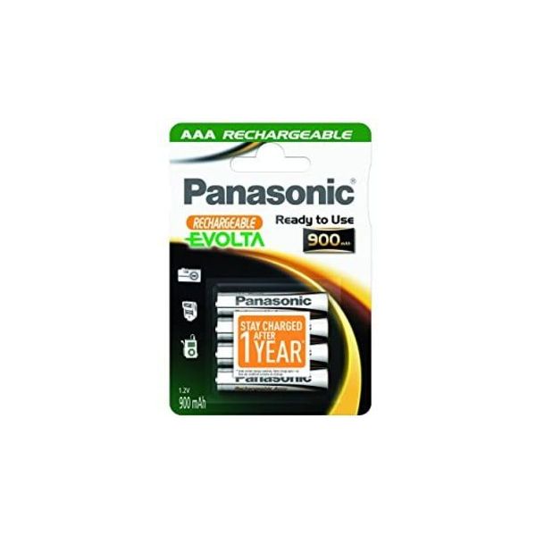 Panasonic Pack 4 Pilhas Recarregáveis BL/4P P03 900 MAH EVOLTA AAA