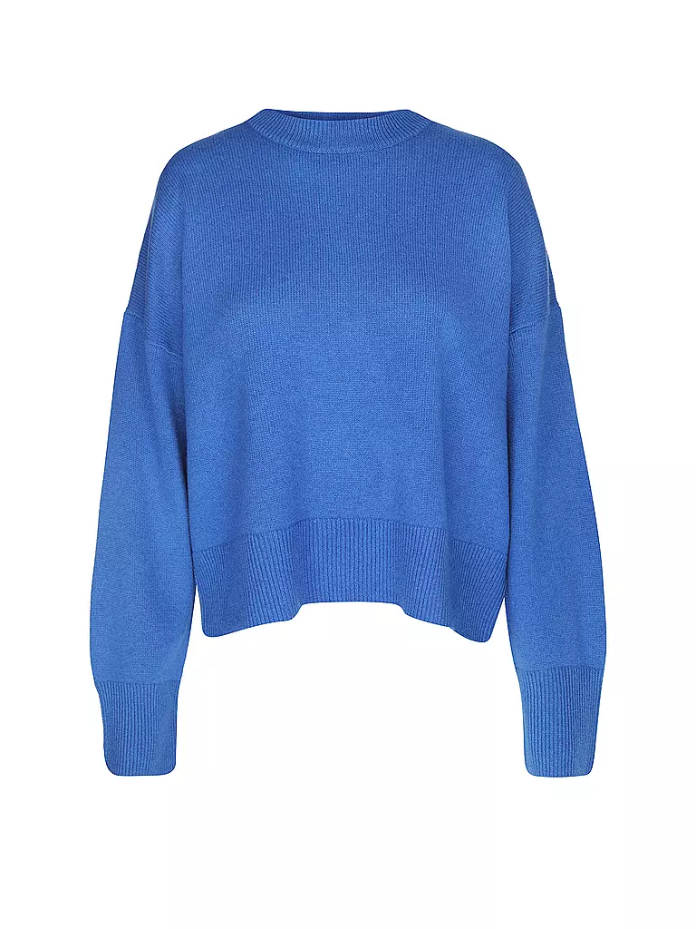 DAVIDA Kaschmirpullover dunkelblau