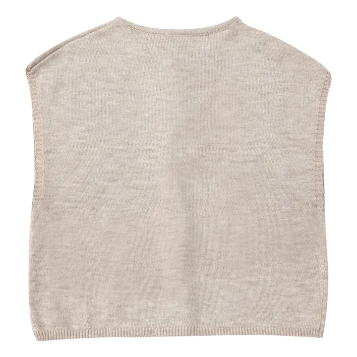 Donsje Gilet Laire Fibres Recyclées | Beige