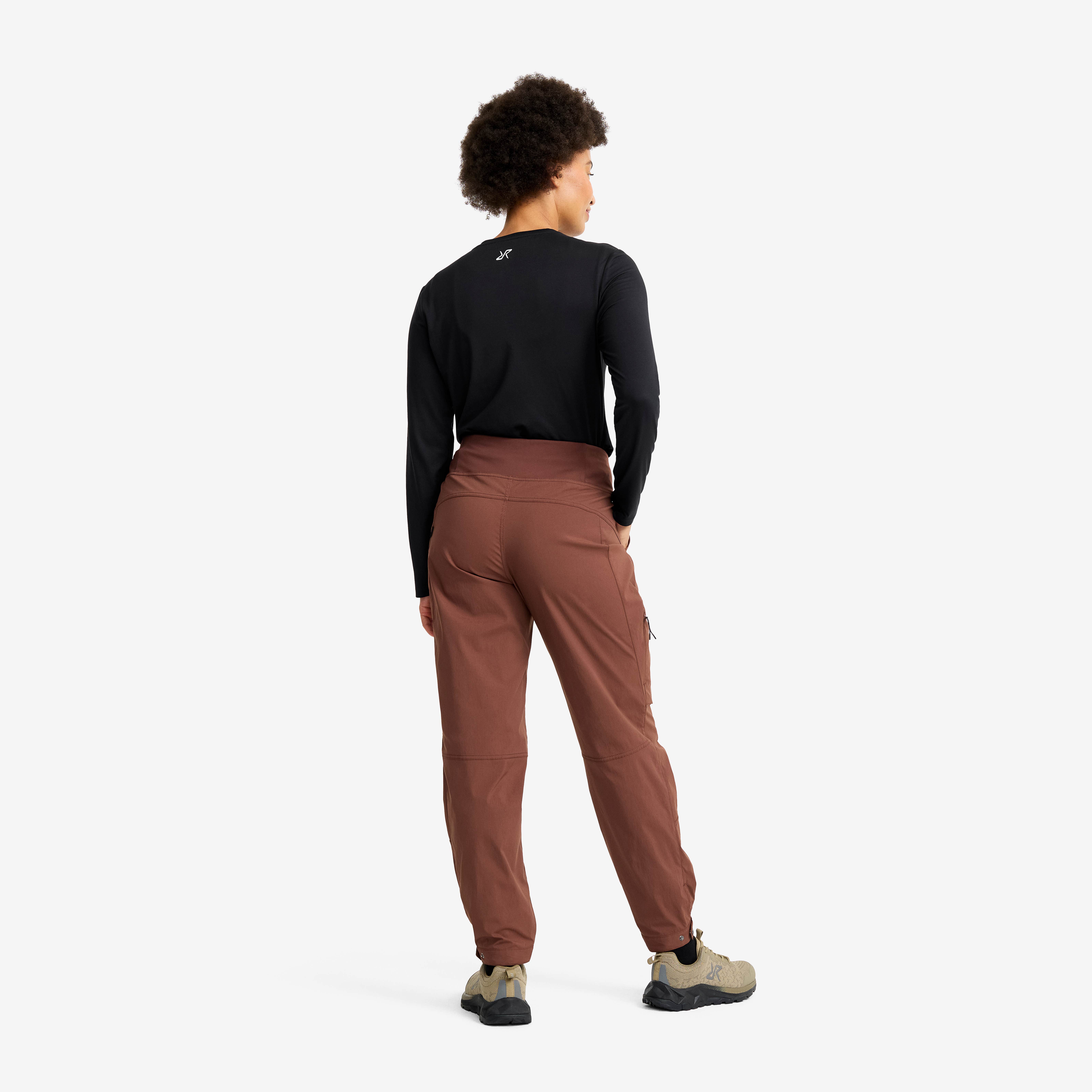Breezy Ankle Outdoor Pants Dame Brown Stone