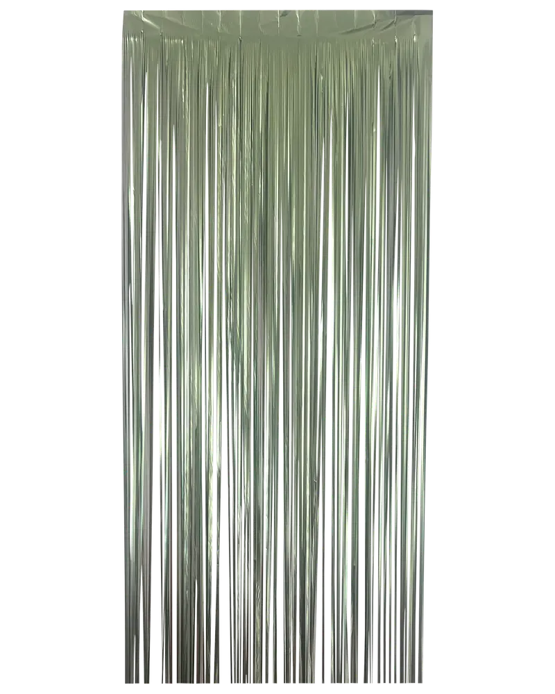 Lametta gardin mat grøn 90 x 250 cm