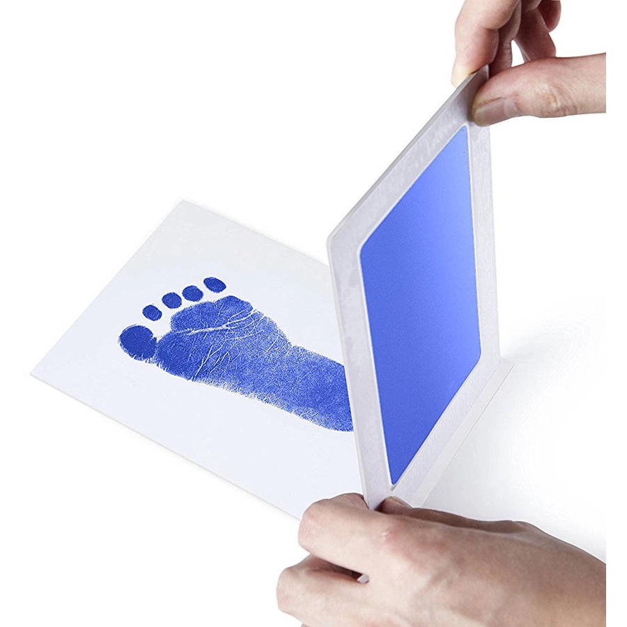 kiinda Hand- und Fußabdruckset CleanTouch, in blau