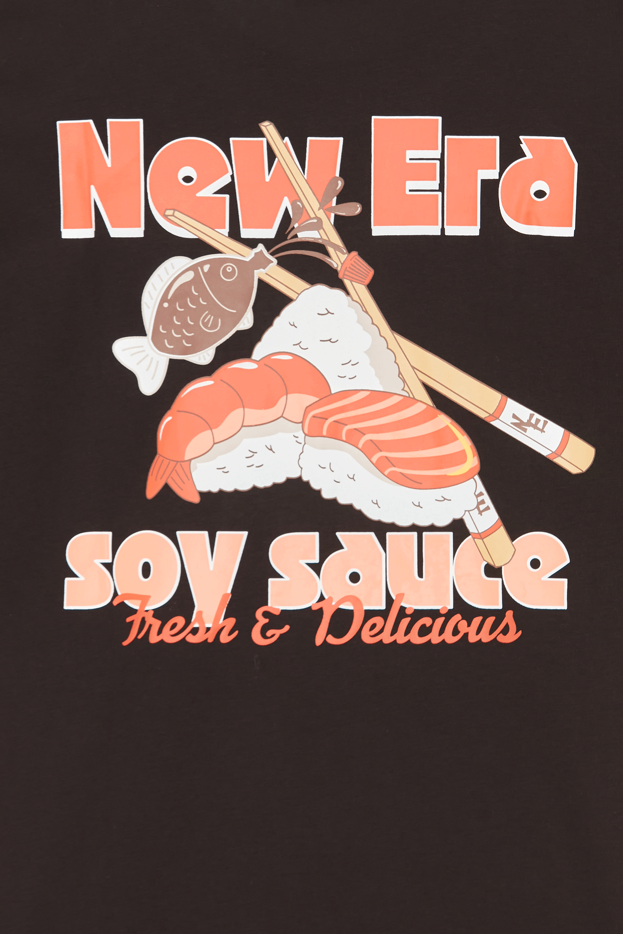 NEW ERA T-shirt NE FOOD GRAPHIC Noir