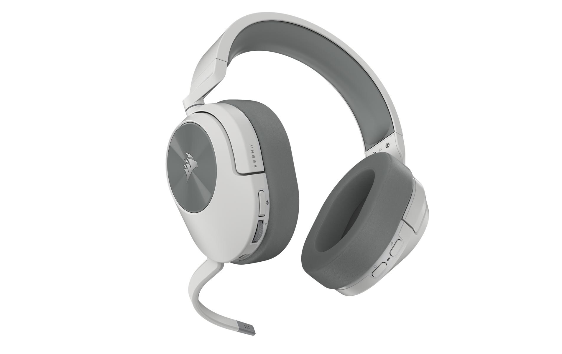 Headset HS55 Wireless Weiss<br>Kabellosses Gaming Headset mit Surround Sound